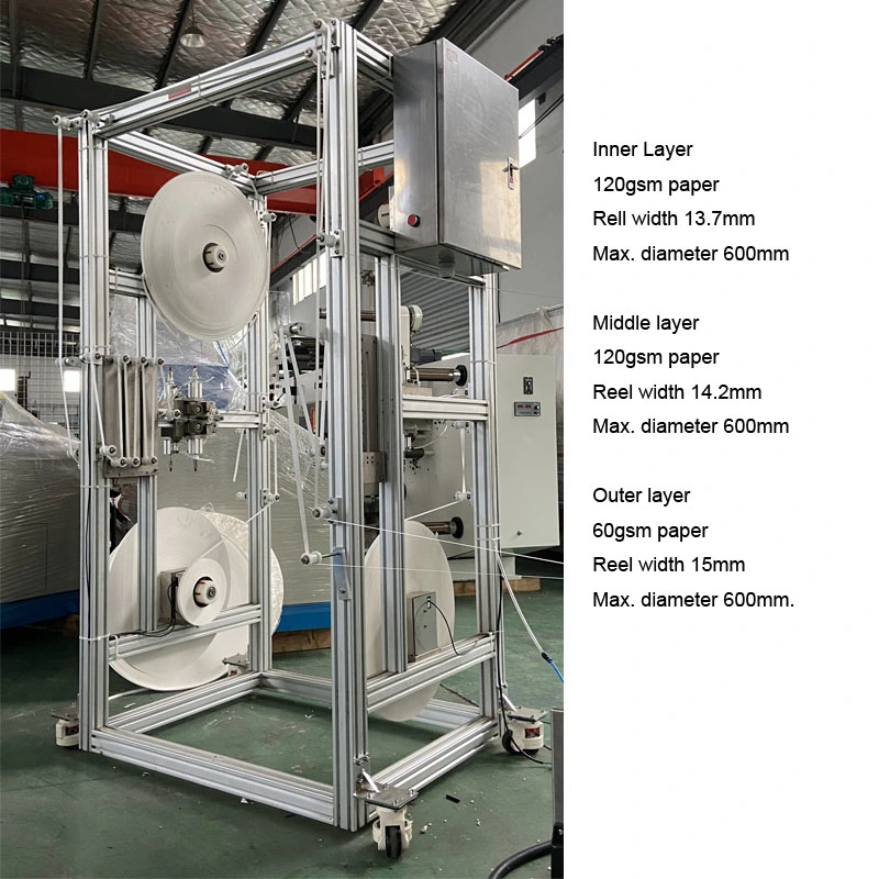 3.8mm Inner Diameter Rice Straw Paper Making Machine