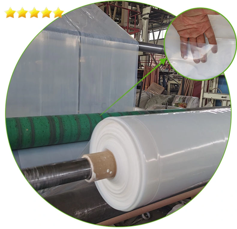 200 Micron Agricultural Green House UV Resistant Clear Reflective Plastic Film Cover with Great Price