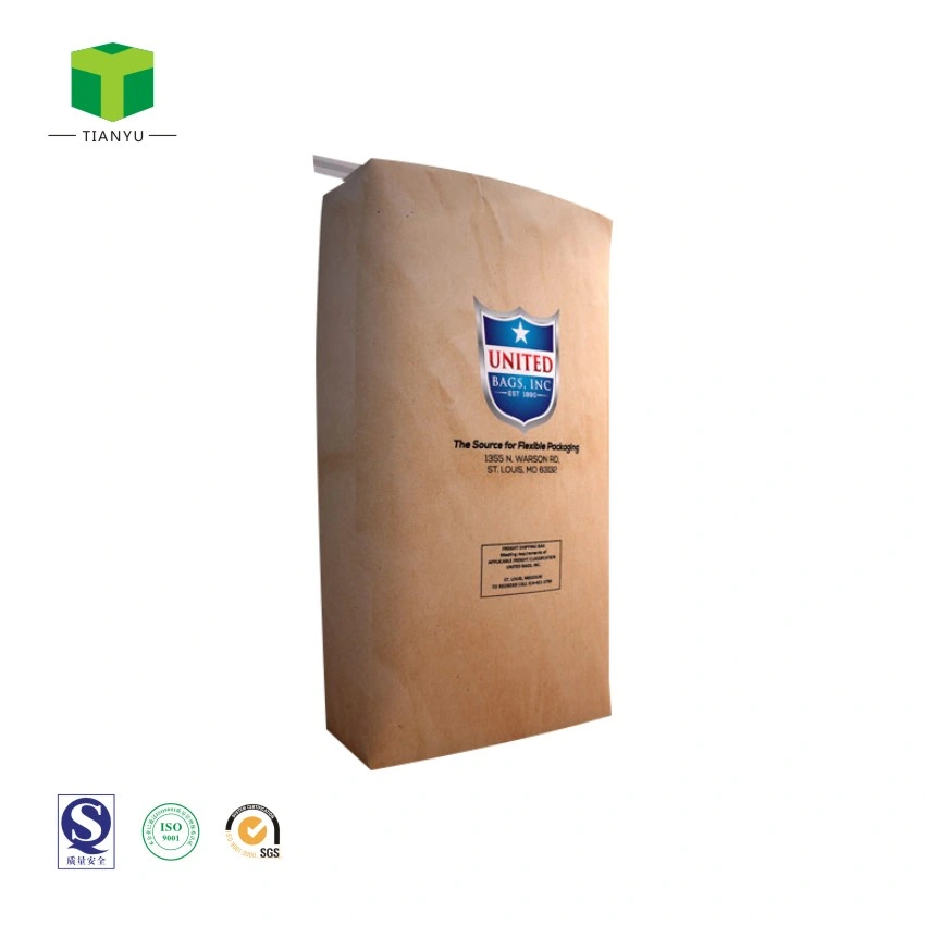 FDA Certificated Plastic Printed Kraft Paper Cocoa Powder Bag 1kg