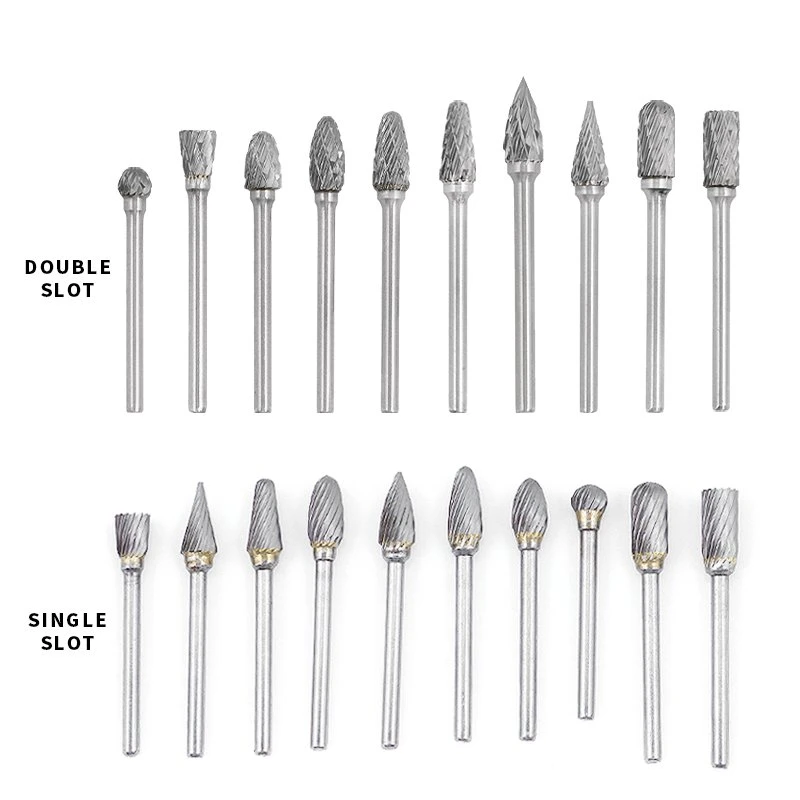 Se Metal Wood Jade Machine Tools Grinding and Polishing Tools for Stone Carbide Cutting Bur Rotary Cutter Tool 6mm Carbide Burr