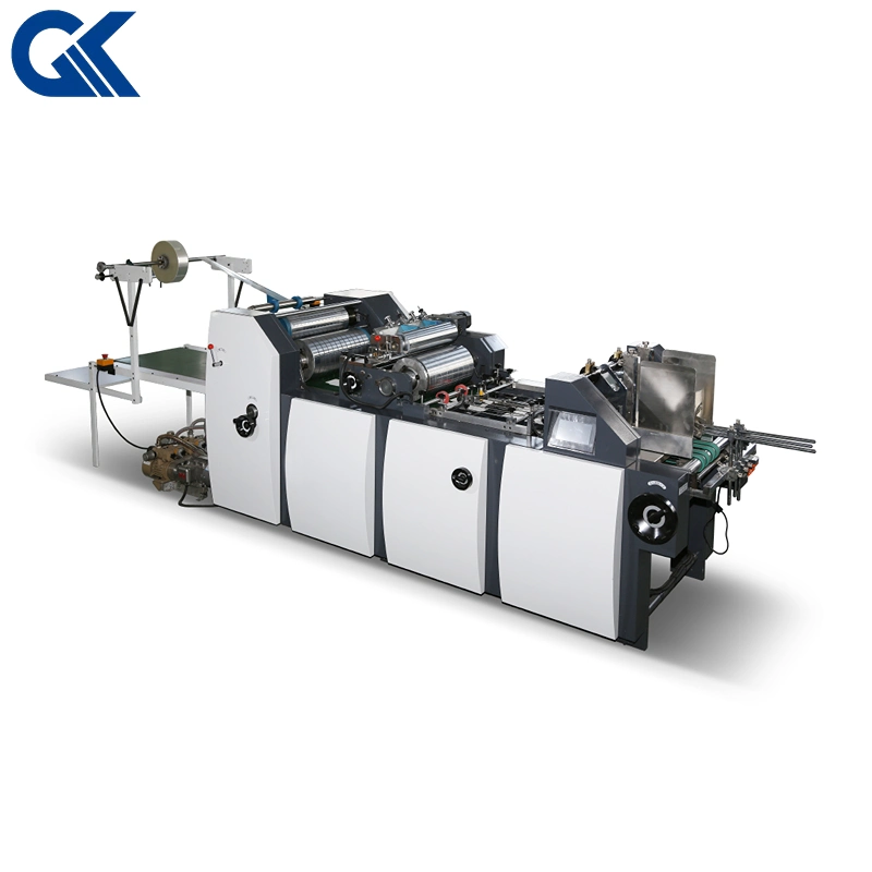 Fully Automatic Tissue Box Sheet Paper Display Box Black Tea Box Window Patching Gluing Machine Gk-1080t