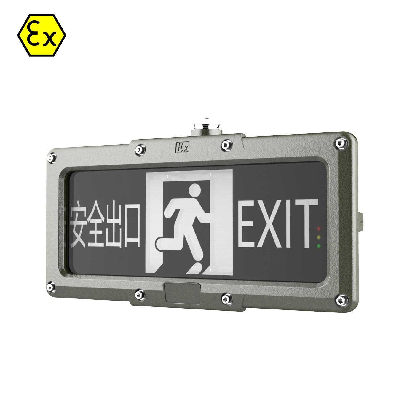 110V 220V LED Explosion Proof Emergency Light Exit Sign Lighting with Battery