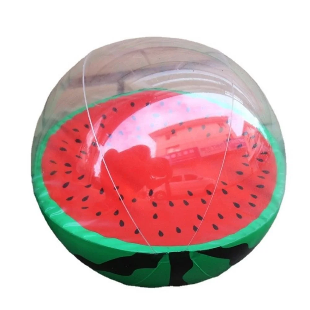 Inflatable Fruit Beach Ball Durable Watermelon Orange Water Sports Balloons Swimming Training Toy Beach Leisure Float Ball Toy Kids Gift Wyz20557