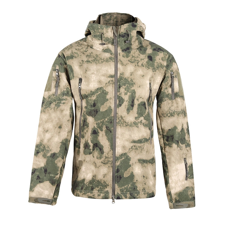 Vêtements de chasse uniformes tactiques imperméables en tissu Shark-Skin Softshell Veste de combat