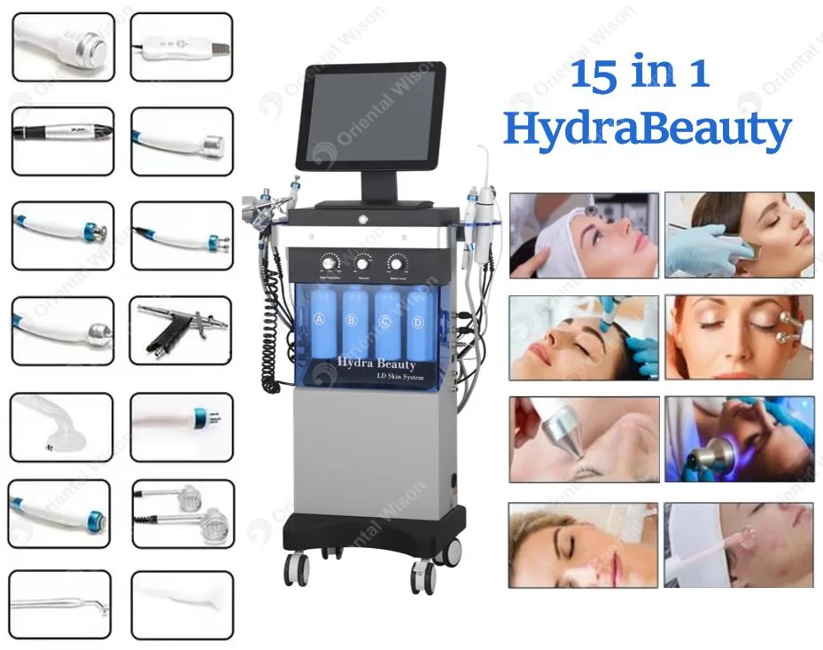 El SPA20 Diamante Salón de belleza dermoabrasión Hydrabeauty oxígeno del agua para la piel profundamente limpia