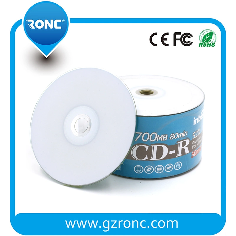 Printable Grade a Blank CD-R 870 MB 99min 48X Blank CD in Bulk Blank Disc