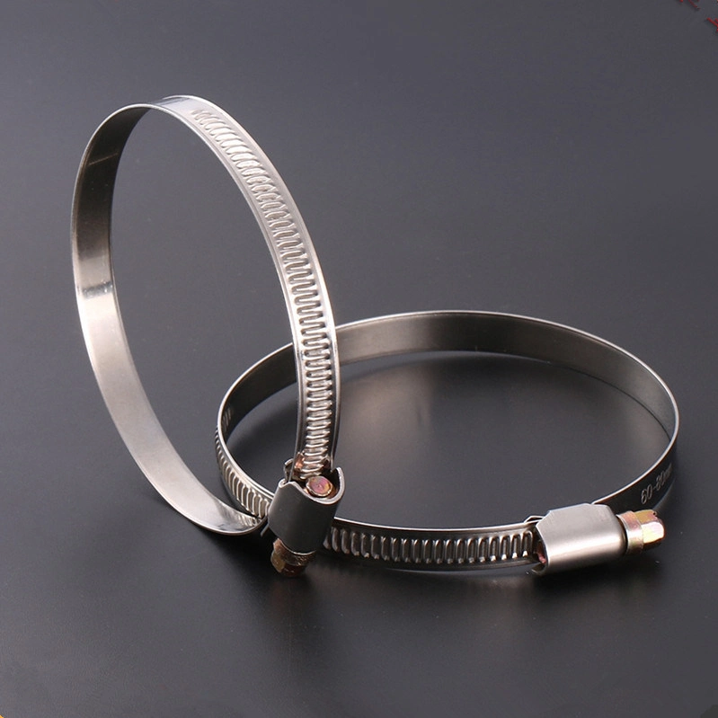 Stainless Steel Hose Clamps, Adjustable Pipe Clamp, Band Width 9.7mm-11.7mm