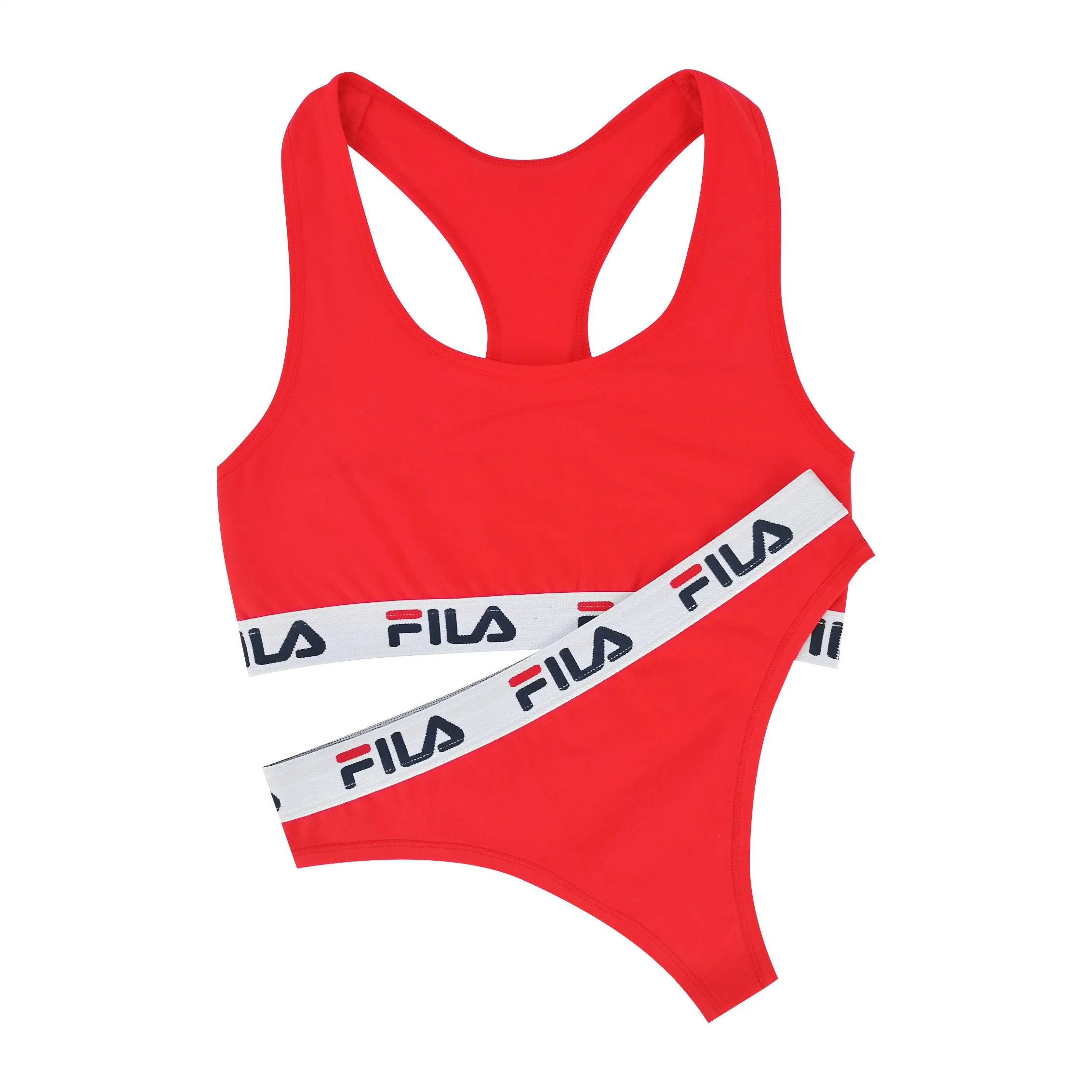 Personalisiere Logo Wireless Rot Farbe Komfort Baumwolle Spandex Frauen Bh Sätze