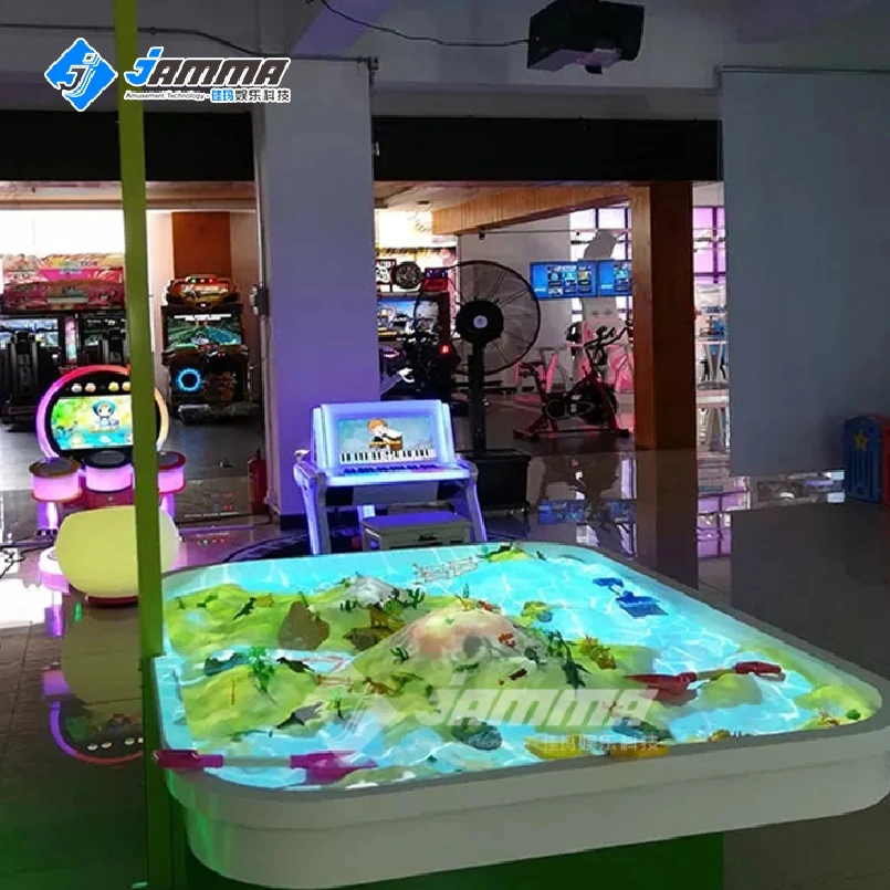 Professional Supply Indoor Virtual Playing Sand Table Interactive Projection