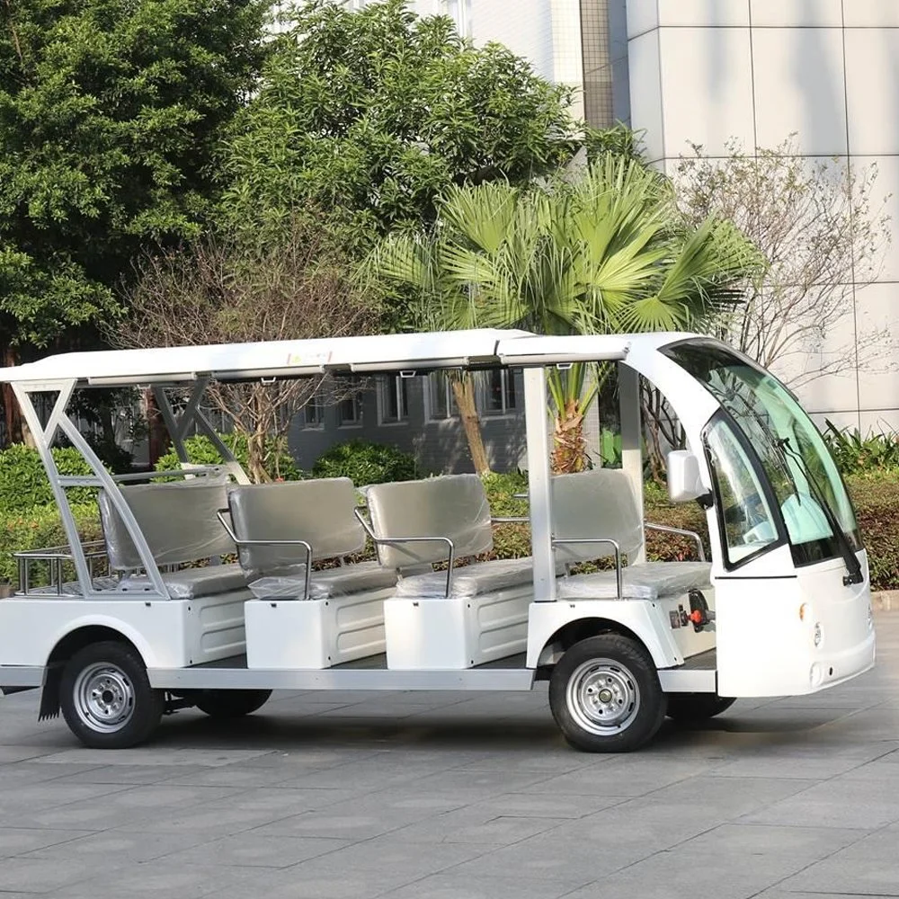 China Nl-U1014 14 Person Electric Sightseeing Bus with Powerful 72V7.5kw