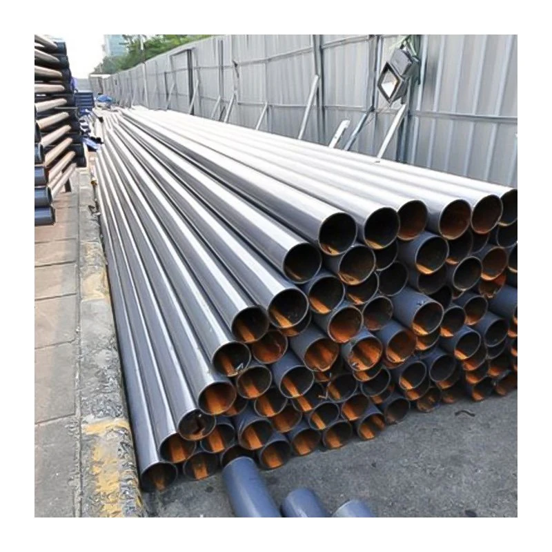 China fábrica preço directo em linha reta soldadas de aço carbono tubo tubo redondo Carbon Steel Pipe