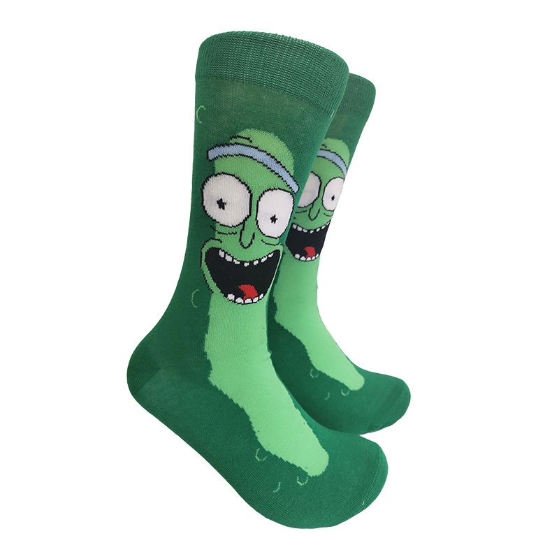 Cartoon MID-Calf Tide Men and Women's Personalized Trendy Cotton Socks