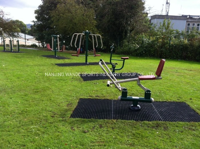 Wande Play High quality/High cost performance  Galvanized Twin Back Massage Outdoor Fitness Equipment