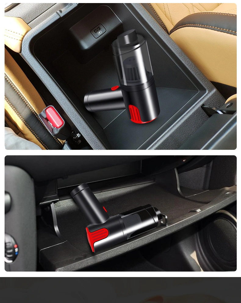 Pistola Grip portátil portátil pequeño inalámbrico aspirador de mano para coche Con filtro lavable de potencia de succión 4000PA para coche