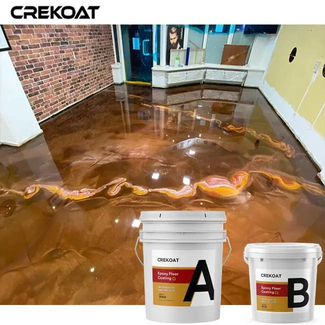 5 Gallone Epoxy Bodenbeschichtung für Metallic Epoxy Bodenbelag