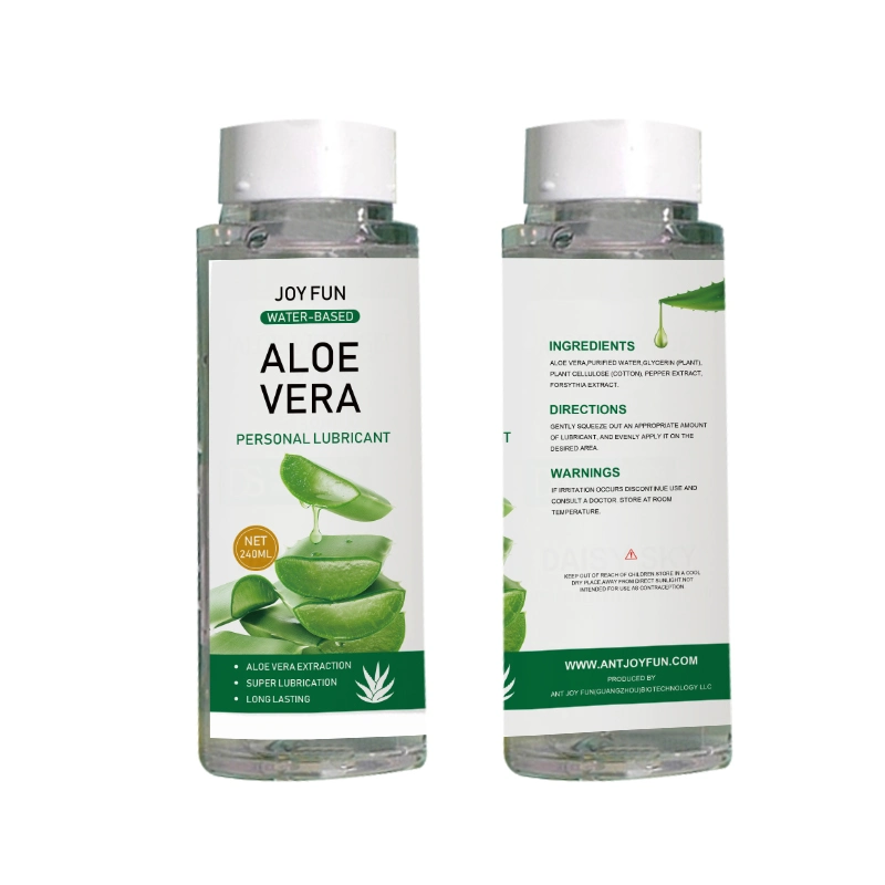 Aloe Vera Water Based Organic Lubricant Vaginal Adult Personal Lubricant for Anal