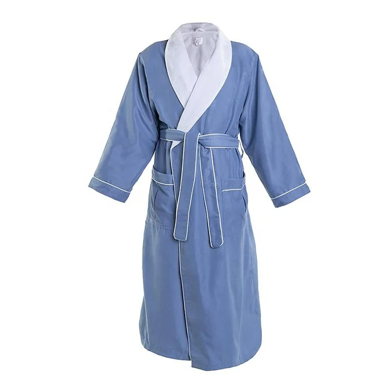 Custom Casual Design Unisex Sleep Wear Hotel Cotton SPA Bathrobe