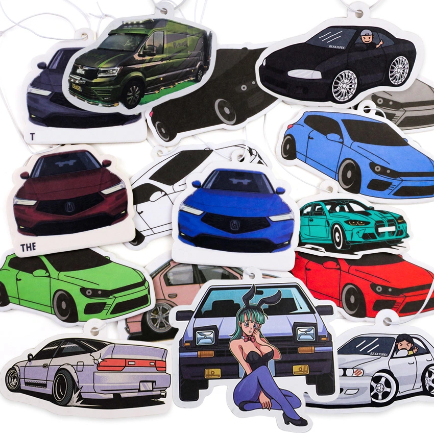 Customized Logo All Scents Refresh Paper Car Air Fragrance Air Freshener