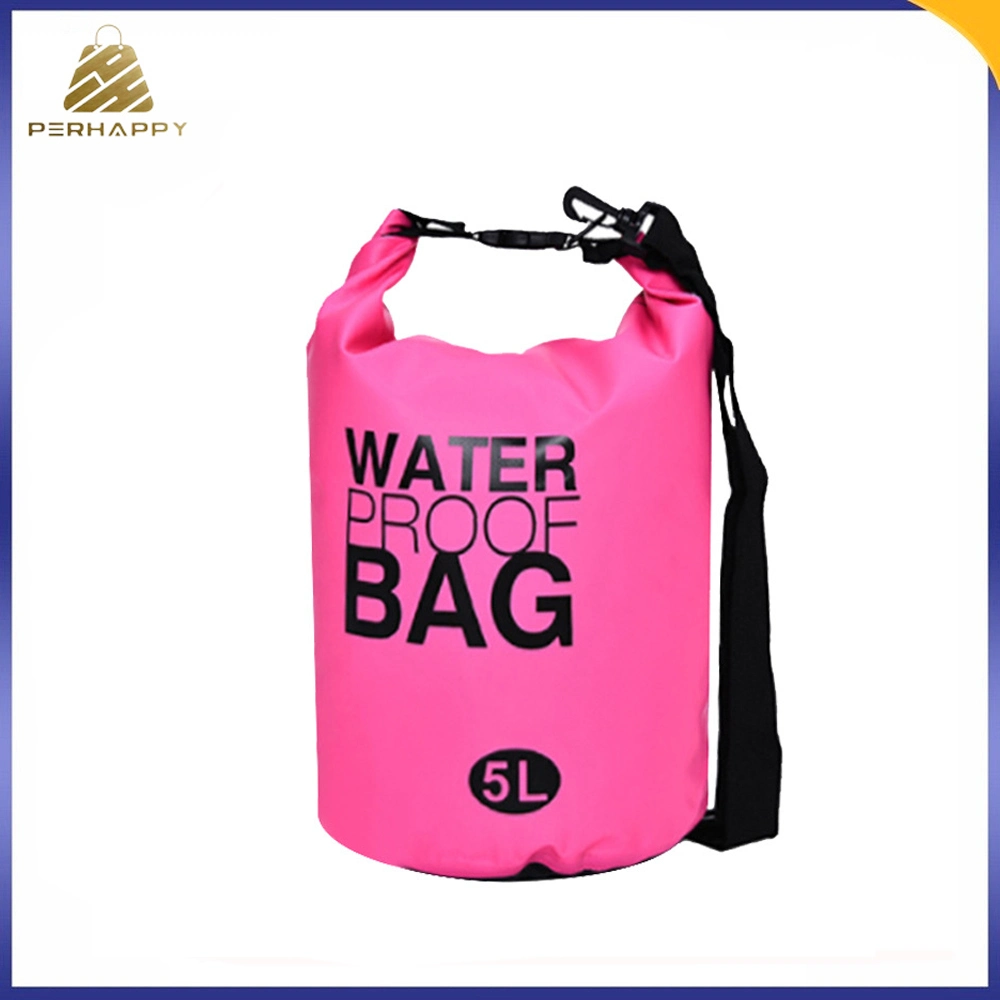 Durable Camping Hiking Boating Ocean Pack Sport Beach Gear 500d PVC 2L 5L 10L 20L Waterproof Dry Bag