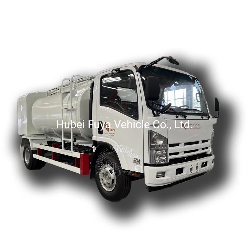 Distributeur de chariot stockage à deux compartiments essence diesel 5 000 litres de carburant mobile Distributeur