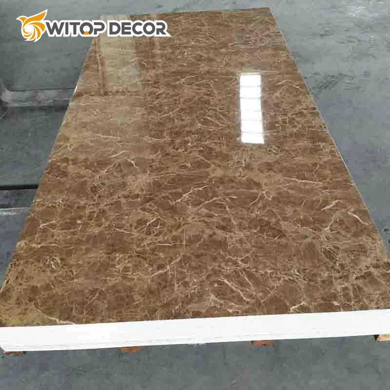 Hot Sale Building Material of PVC Marble Sheet for Interior Decoration