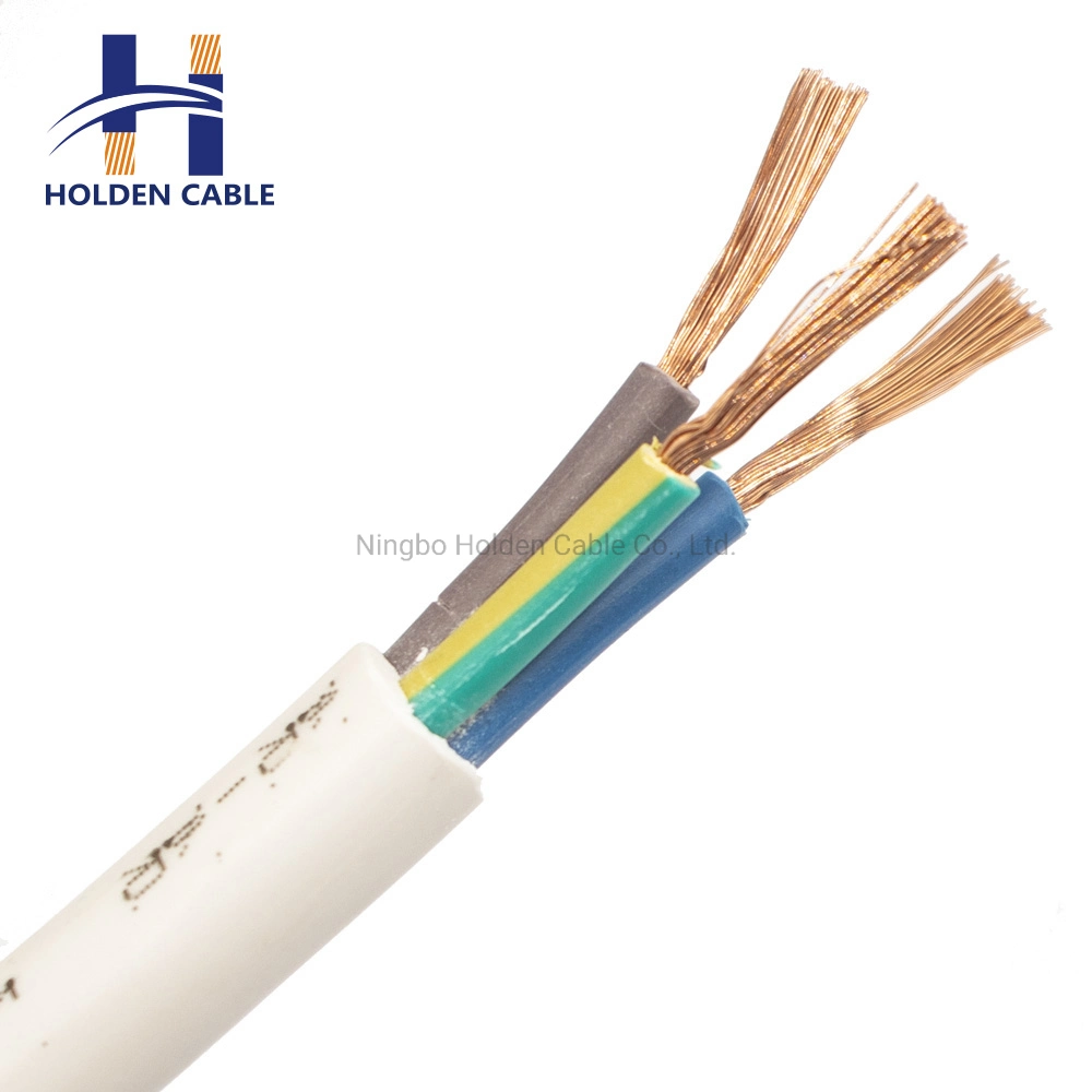 CCS Cu de PVC de 2,5 mm de CCA 3 4 5 Core Cable de alimentación flexibles