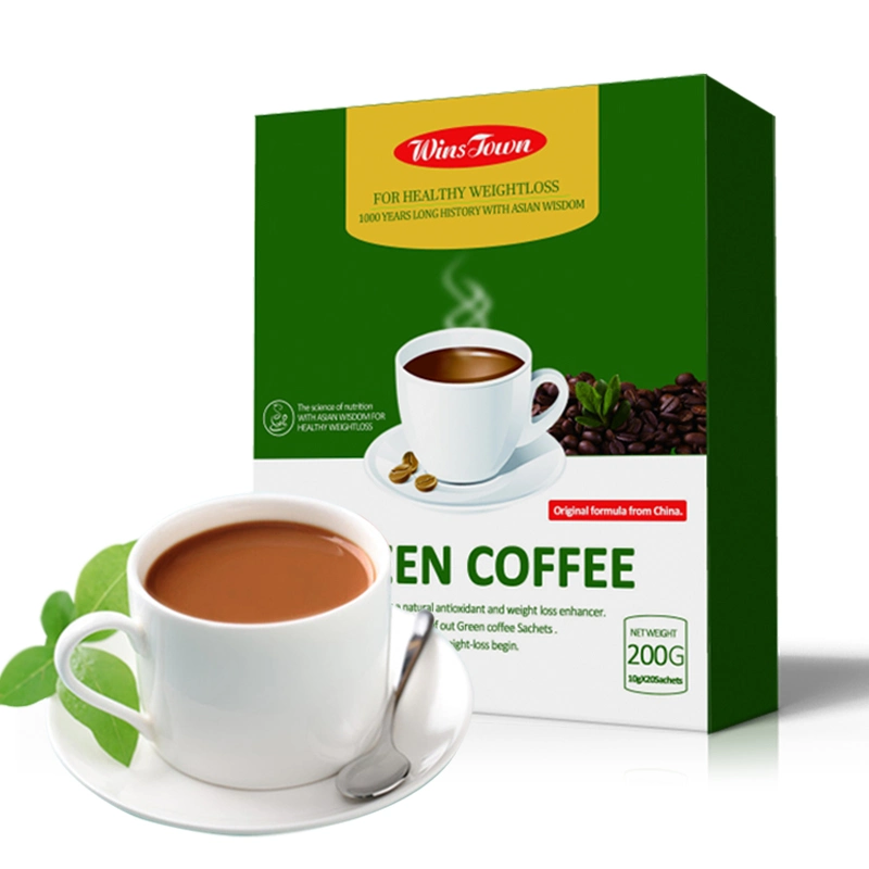 Slim Green Coffee Slimming Natural Herbs Diet Private Label Weight Loss Instant Ganoderma Coffee