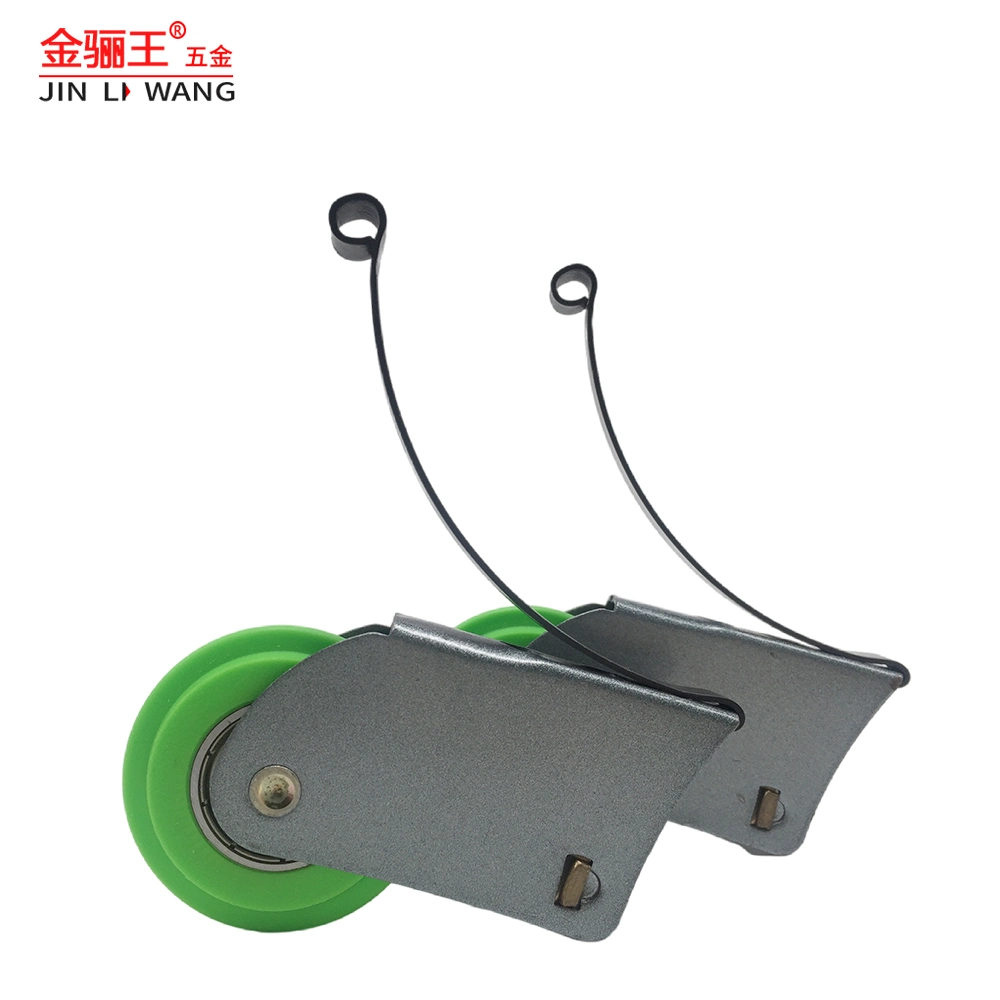 Stable Production OEM ODM Team Experienced Furniture Hardware Factory Supplier for Sliding Wardrobe Roller Iron Steel Housing POM PP Nylon Pulley Wheel