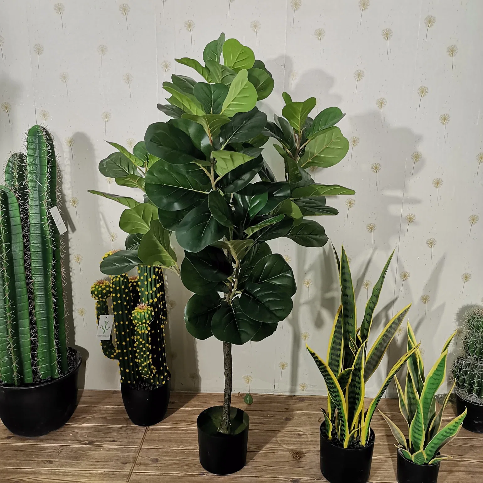 Árbol falso Multi-Size macetas con plantas decorativa Inicio Artificial