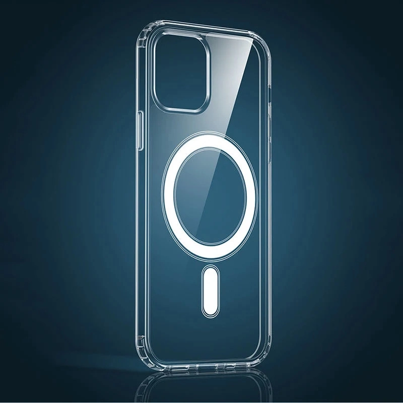 Original Quality Magnetic Magsafes Wireless Charging Transparent Clear Shockproof Phone Case