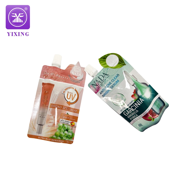 Three-Side Sealed Cosmetics Tester Spout Pouch