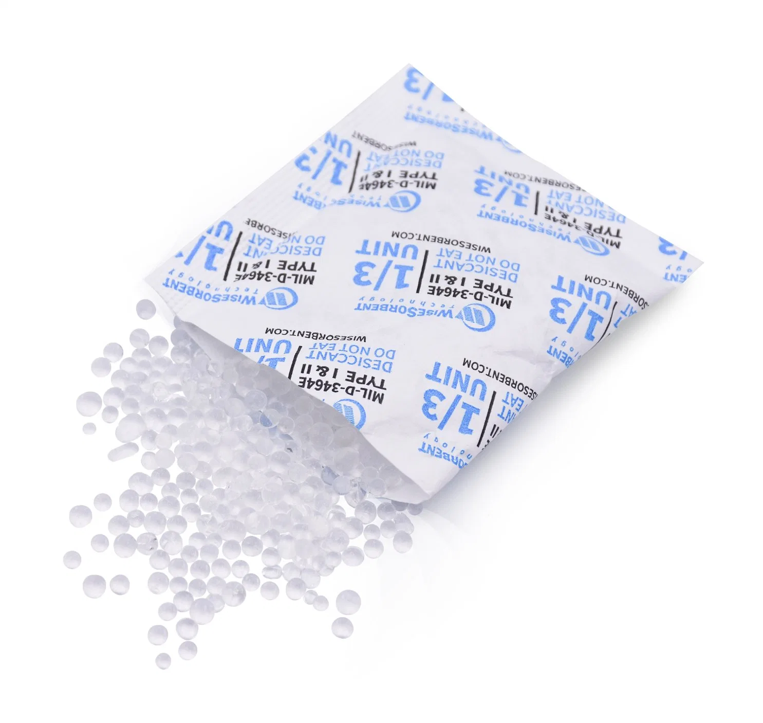 1/6U silica gel desiccant with MIL standard reusable raw material