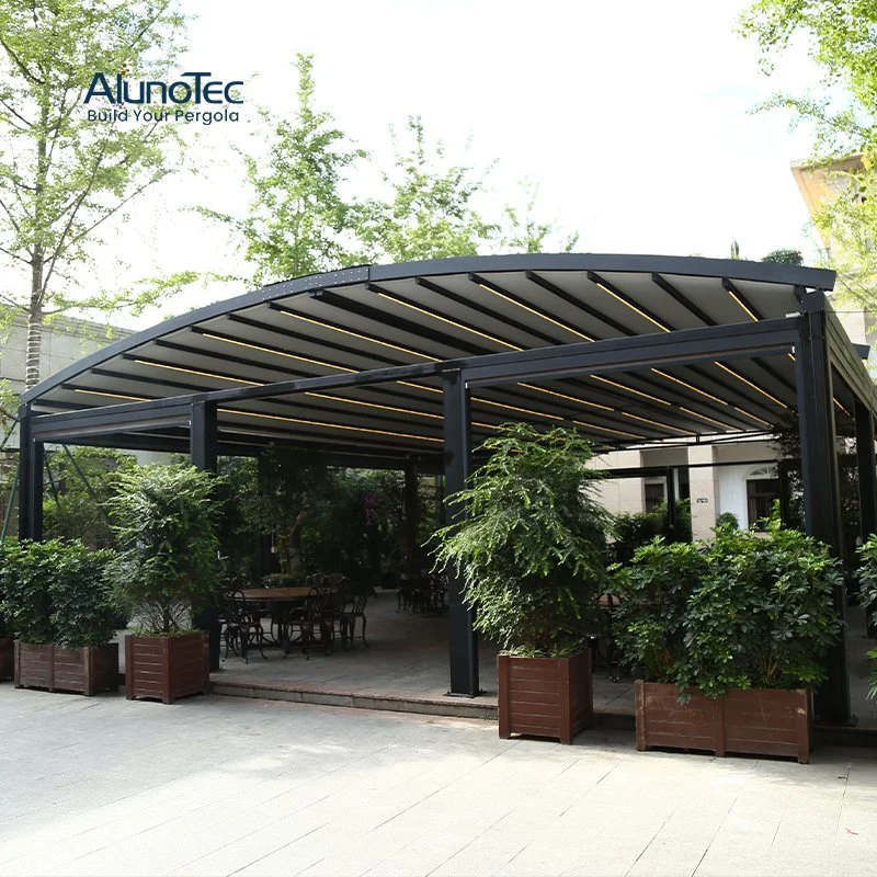 AlumnoTec Toldo Retráctil al por Mayor Motorizado de PVC Toldo Parasol Toldo Exterior