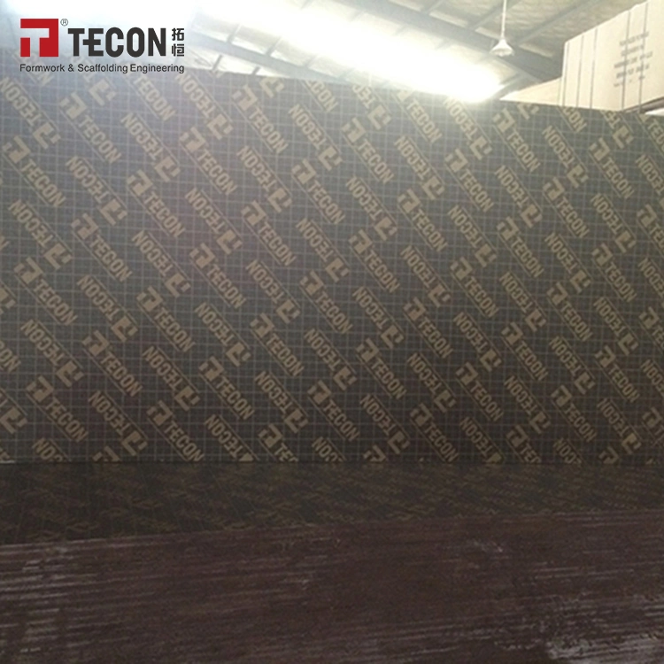 Construction Usage Outdoor Brown Film Faced 18mm Poplar Core Plywood