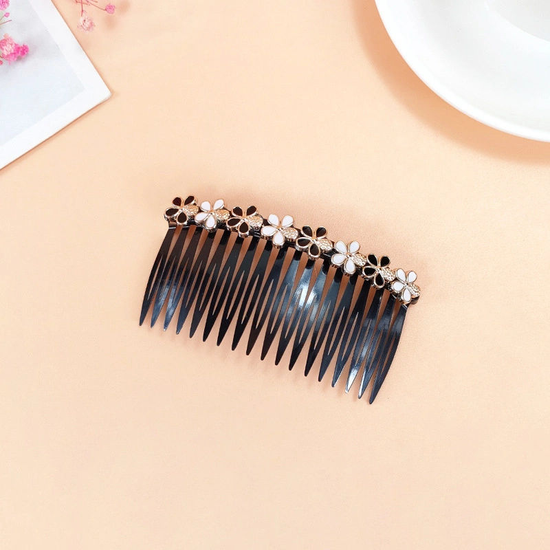 Back Head Hair Comb Pearl Flower Tuck Comb Bangs Hair Finishing Hairpin Hair Accessories