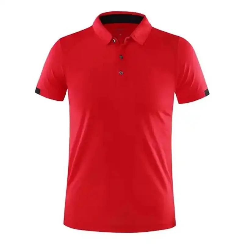 Custom Embroidered Printing Logo Cotton or Polyester Mens Golf High quality/High cost performance  Business Uniform Solid Color Unisex Polo Shirt