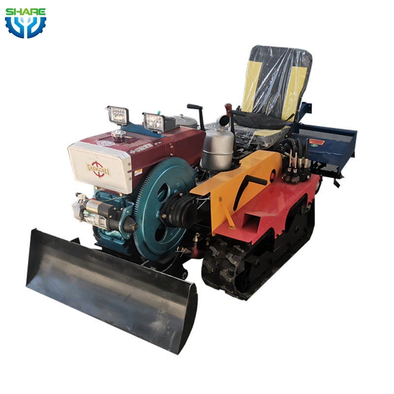 Tracteurs agricoles à chenilles cultivateurs cultivateurs Mini-timon rotatif