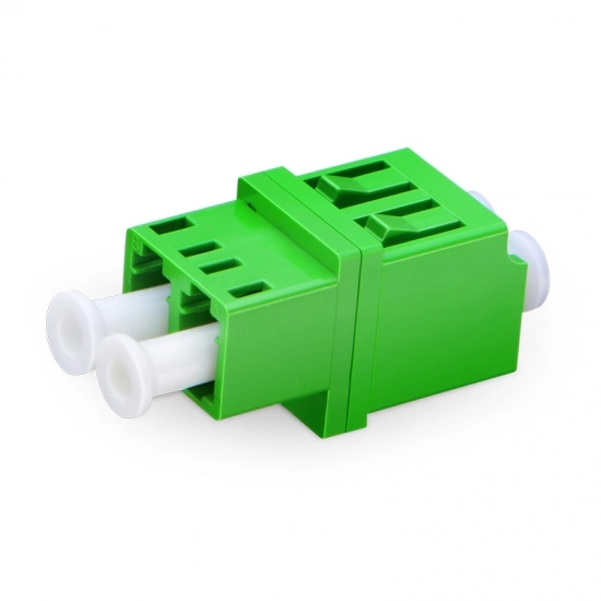 Wholesale/Supplier Factory Price LC APC Square Adaptor Duplex Fiber Optic Connector with Shutter