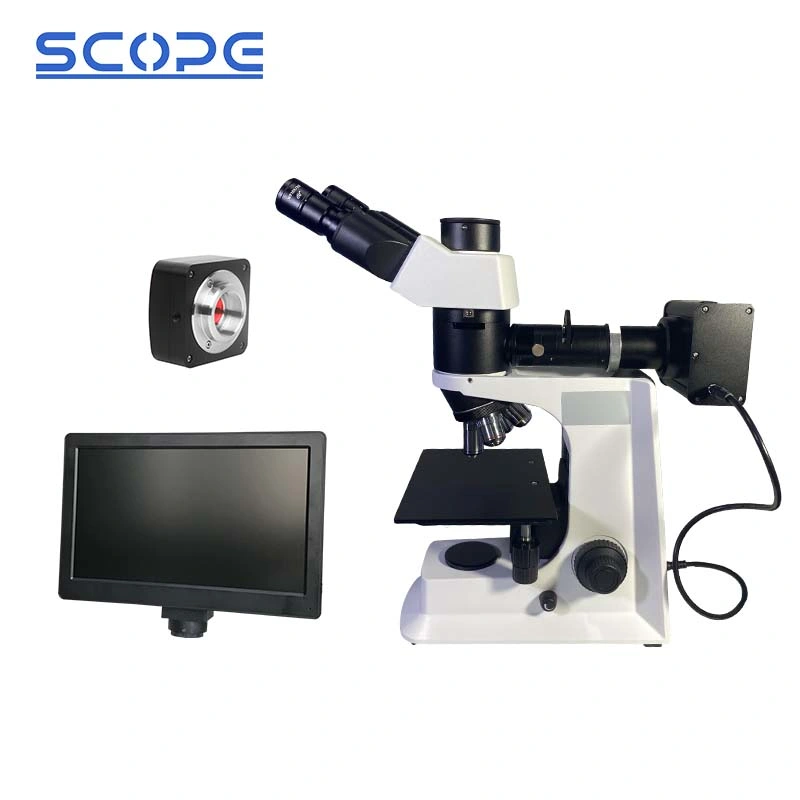 Laboratory Instrument Mineral Research 50X~1000X Reflecting Mit200 Metallurgical Microscope