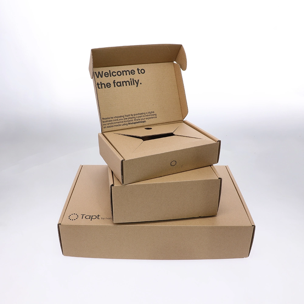 Bulk Cheap Custom Logo Blank Kraft Cardboard Paper Boxes for Packaging