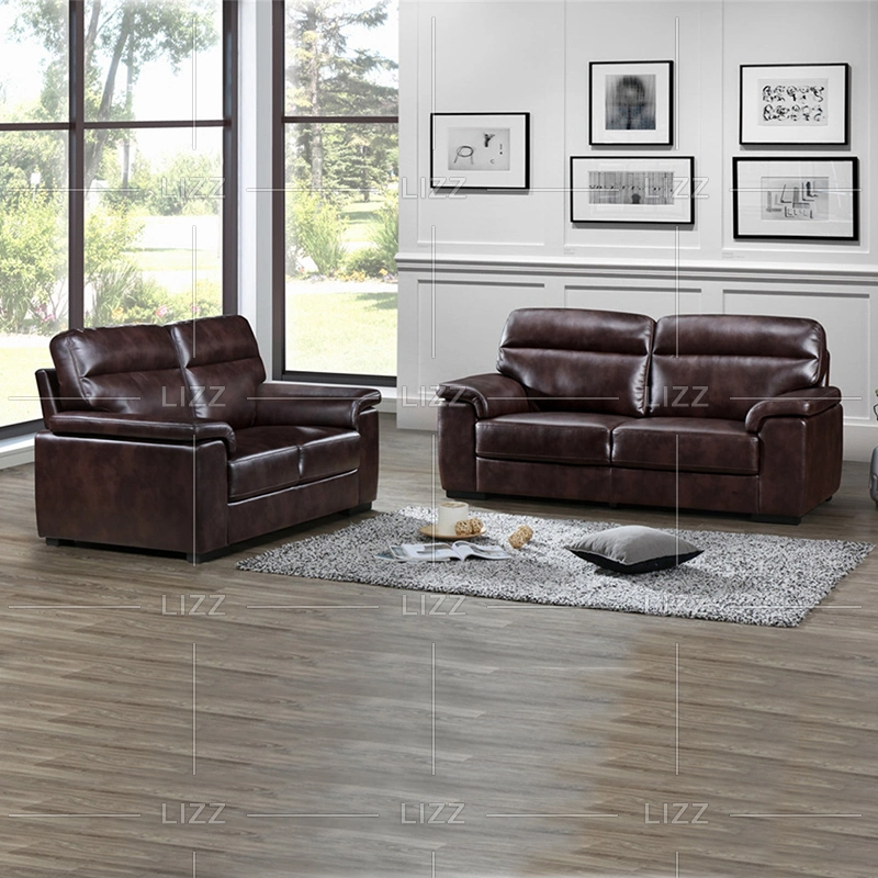 Promotional Leisure Office Leather Furniture Living Room Sofa Set