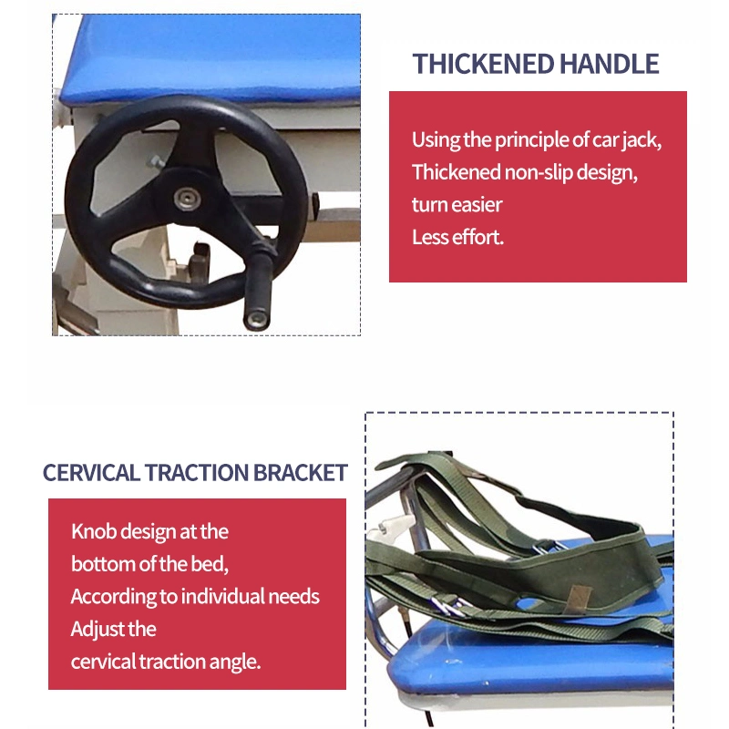 Многофункциональный дом Медицинский шейный тяговый кровать цервикальный поясничный отдел позвоночника Коррекция Растягивание стола