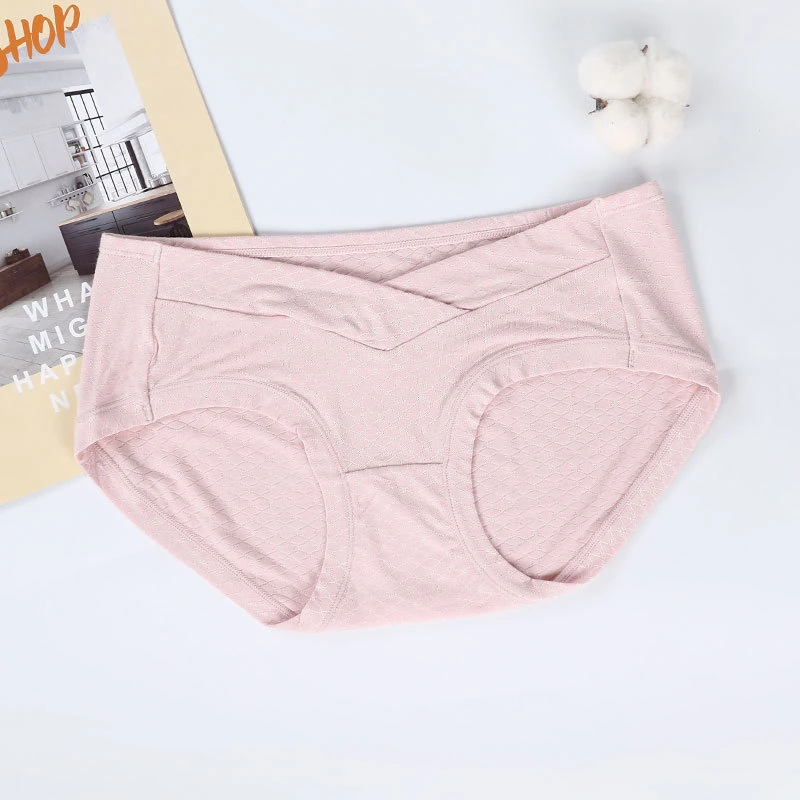 Pregnant Women Breathable Large Size Belly Shorts Low Waist Underpants