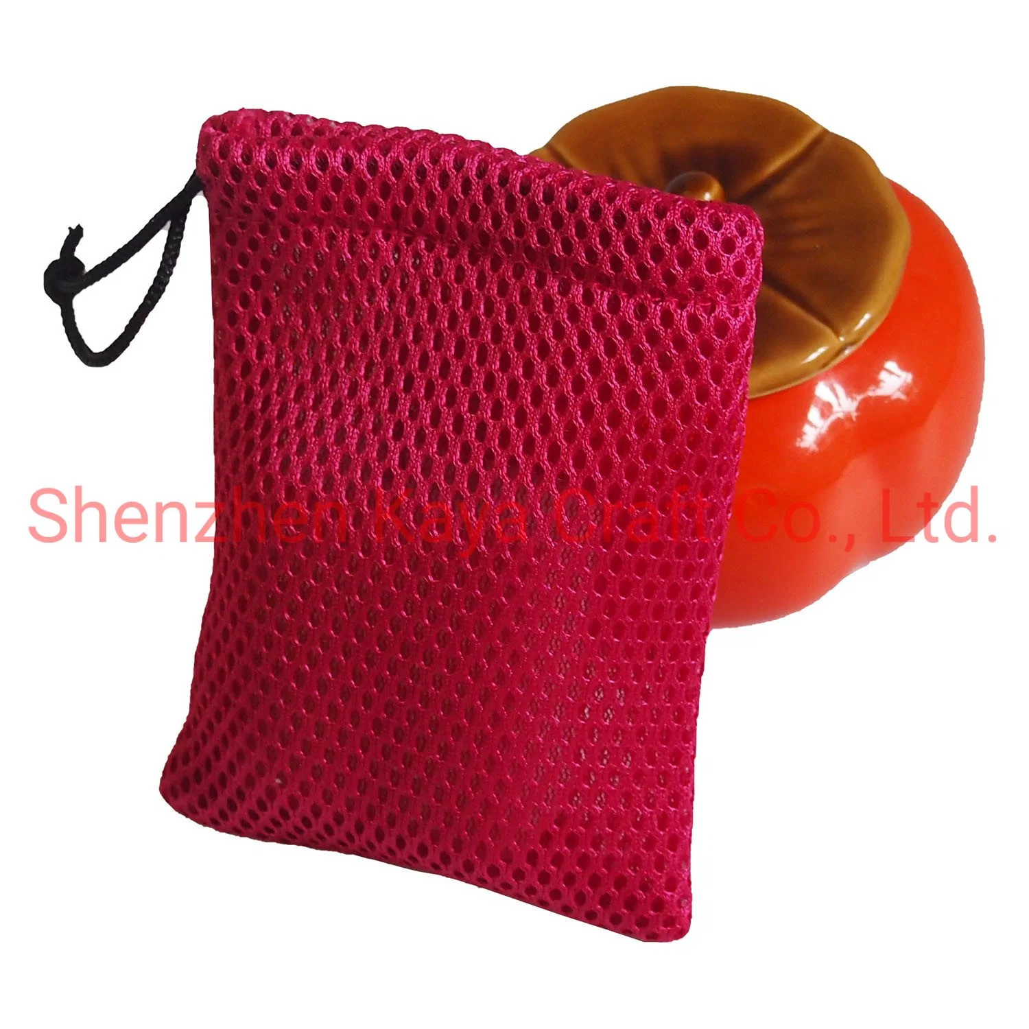 Sandwich Mesh Drawstring Bags Mobile Phone / HDD / Digital Products Pouch