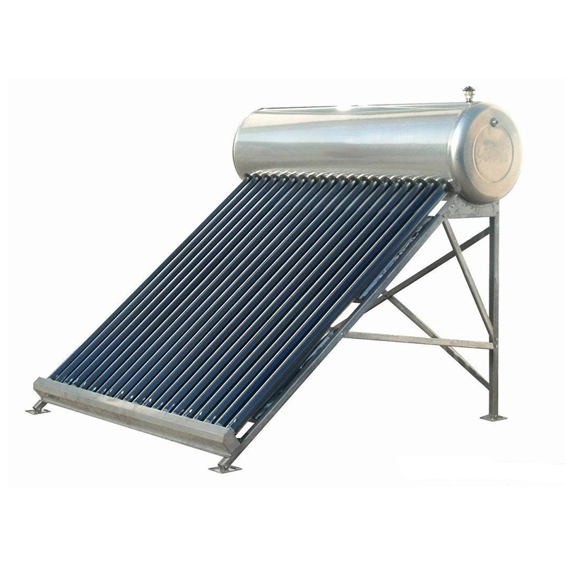 Calentador de agua solar integrado de 200L con tubo de calor para viviendas residenciales