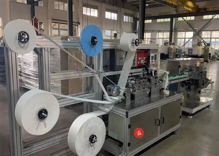 Manufacture China Low Cost Ultrasonic Sanitary Napkin Pad Making and Folding Machine for Napkin Producing