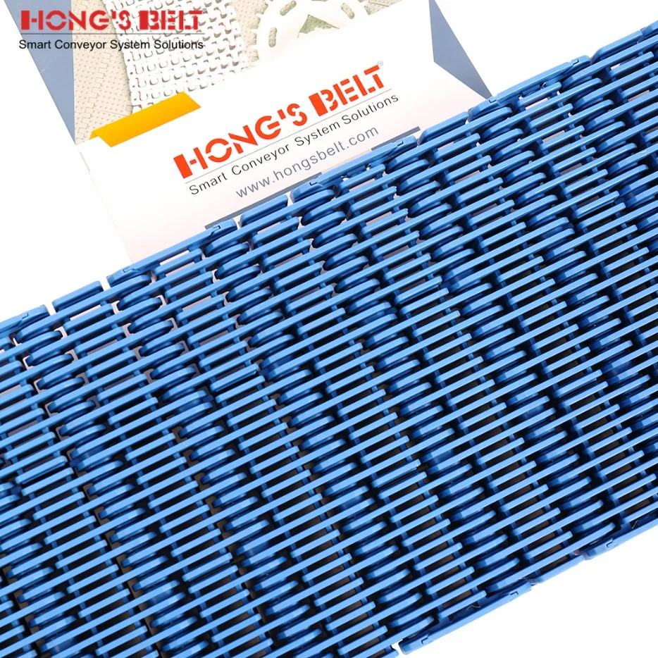 Fabricants de tapis transporteurs en plastique modulaire à tapis modulaire Hongsbelt