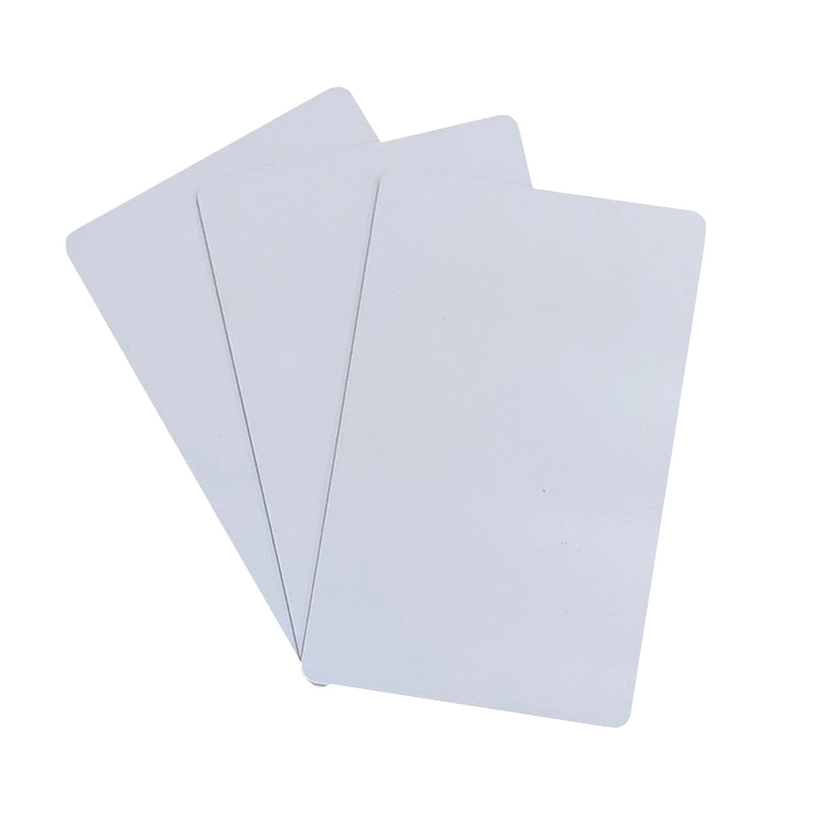 Factory Price Blank White Plastic Smart PVC Chip RFID Card Contact IC Card Inkjet Printable