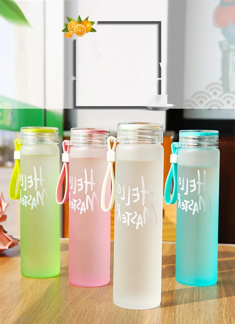 Best-Gifts Drinkingware Healthy Water Cup Glass with Lids