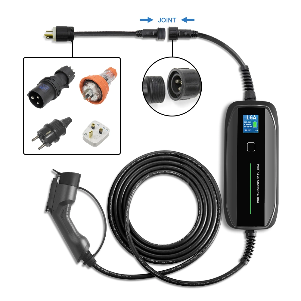 32A EV Charging Box Type 1 to NEMA with Cable 5m